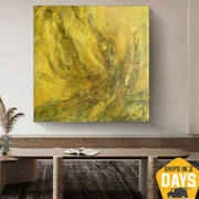 YELLOW ABYSS 50"x50"
