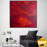 RED ABYSS 50"x50"