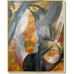 Figurative abstract art MOON DIVA