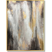 Wall art living room GOLDEN GLITTER