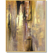 Gold abstract painting RADIANCE OF ETERNITY