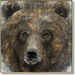 Animal abstract painting KIND BEAR