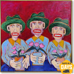 THE GARDENING GANG 46"x46"