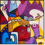 CUBIST DREAM 26x26"