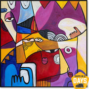 CUBIST DREAM 26x26"