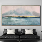 Large Original Ocean Paintings On Canvas Abstract Seascape Painting Blue Feng Shui Art Hand Painted Artwork | BOUNDLESS