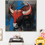 | RED COW 40"x40"