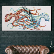 Extra Large Octopus Wall Art Octopus Painting Octopus Artwork | RECIPROCITY