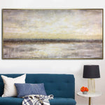Contemporary Abstract Oil Paintings On Canvas Acrylic Wall Painting Original Earth Tones Painting | PACIFYING SILENCE