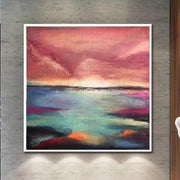 Original Sea Painting Colorful Landscape Acrylic Painting Extremely Unique Painting Landscape Abstract | MAGICAL DREAM - Trend Gallery Art | Original Abstract Paintings