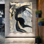 Abstract Nude Painting Large Original Oil Painting On Canvas Black And White Painting Figurative Abstract Acrylic Figurative Painting | ABSTRACT NAKED