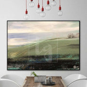 Large Landscape Painting Calming Abstract Painting Original Landscape Painting | ALLURING SILENCE - Trend Gallery Art | Original Abstract Paintings